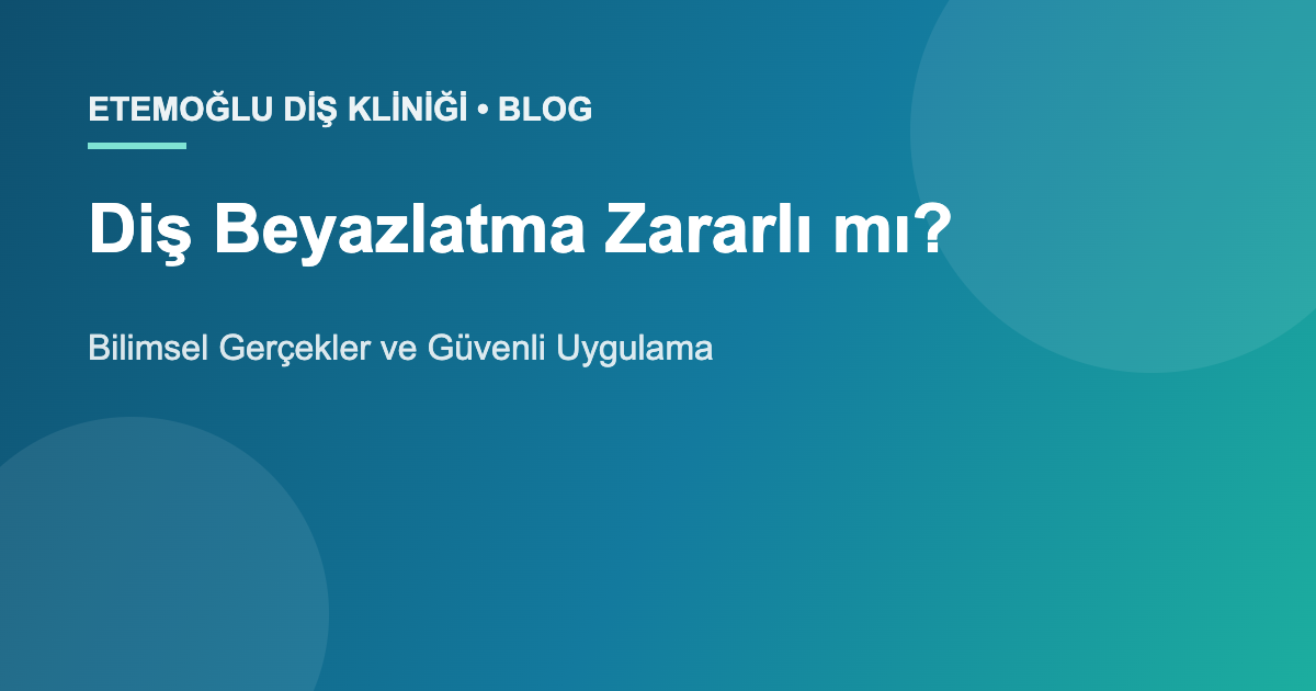 Diş minesi üzerinde beyazlatma jelinin etkisini anlatan hekim
