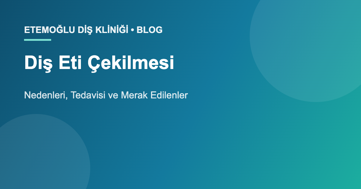 Diş eti çekilmesi muayenesi yapan diş hekimi