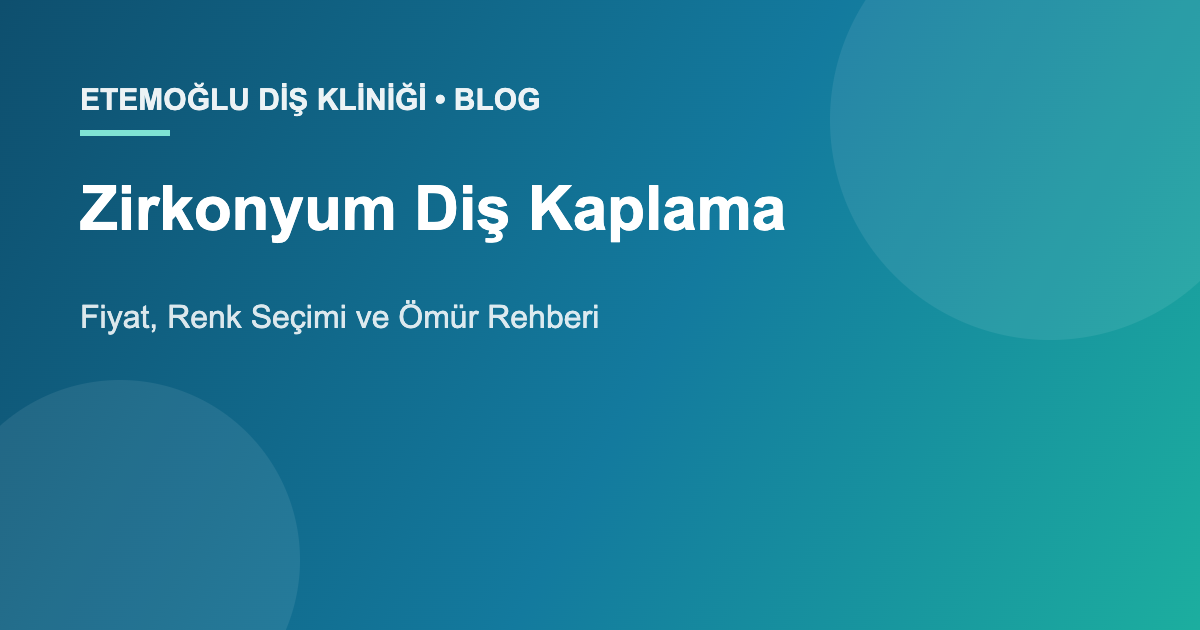 Zirkonyum kaplama renk seçimi yapan hasta ve hekim